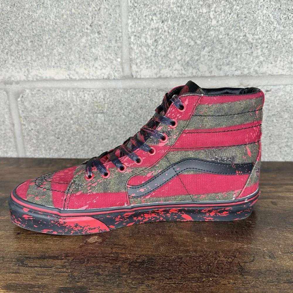 Vans X A Nightmare on Elm Street Freddy Krueger Bloody Shoes Men's 11 - Picture 7 of 11